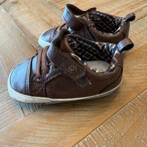 Stride Rite Brown Baby Walker Shoes 6-12months